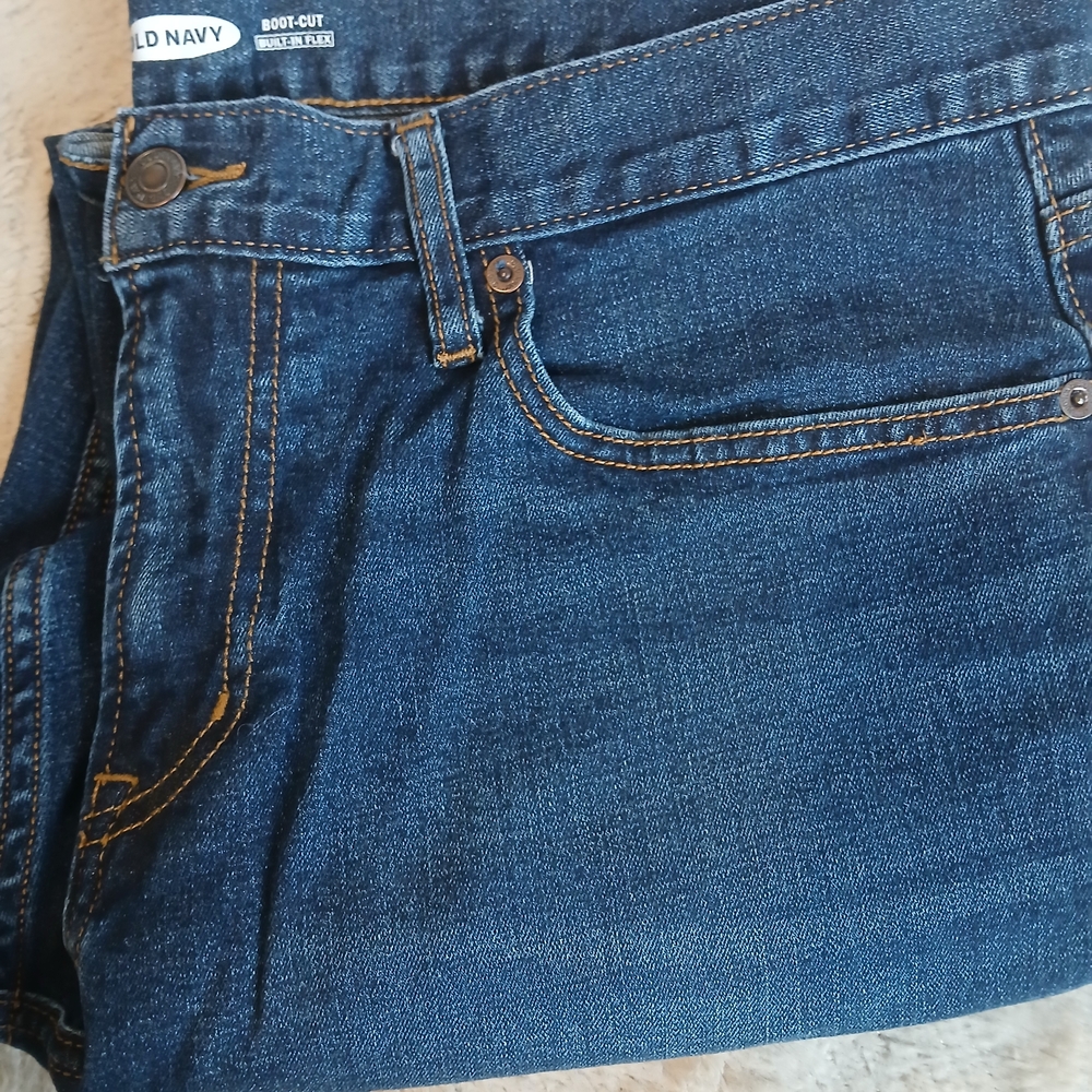 Old Navy Men's Indigo Bootcut Jeans